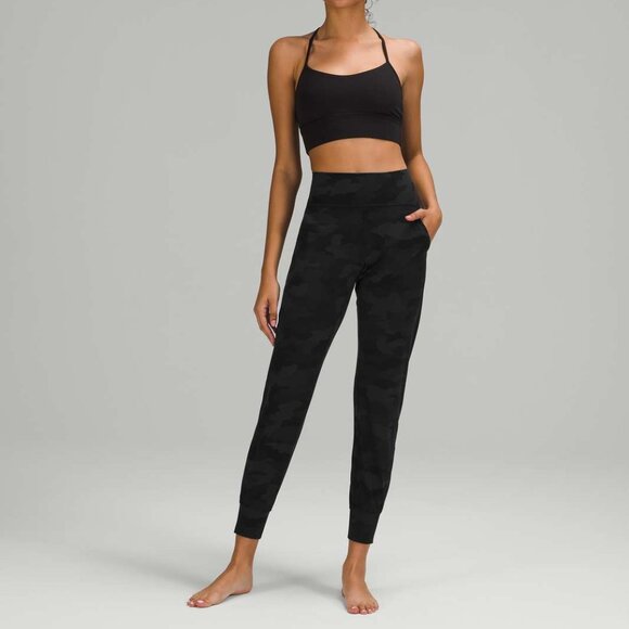 NWT Lululemon Align High Rise Jogger, Sz 8, Heritage 365 Camo Deep Coal Multi - Picture 1 of 7